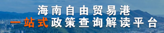 海南自贸港一站式政策查询解读平台
